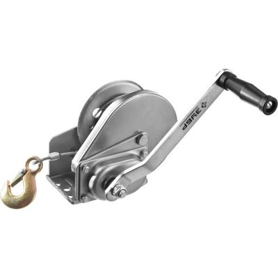 Лебедка ручная барабанная ЗУБР Профессионал 0,9 т 8 м (подъемная, тросовая) - изображение 8