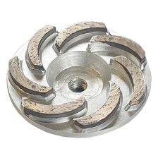 Алмазная чашка алюминиевая по граниту Ниборит 100 мм х М14, агрессивная шлифовка - изображение 2