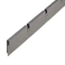 Профиль грильято Албес папа 100x100x40 мм серый 0.6 м - изображение 2