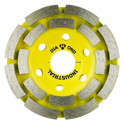 Алмазная сегментная чашка 125x6x22,23 Diamond Industrial 2-х рядная - изображение 9