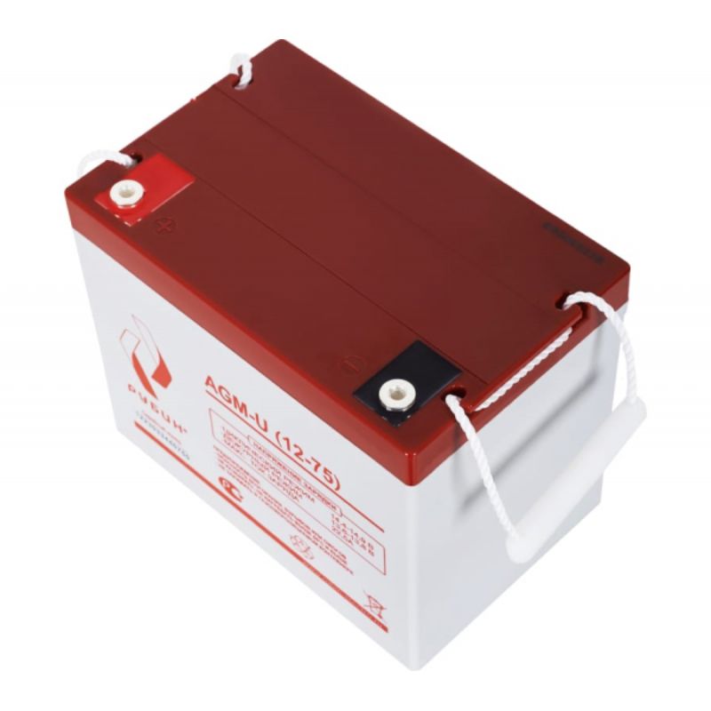 Аккумуляторная батарея Рубин 12V 75Ah AGM (22.5kg) - изображение 3