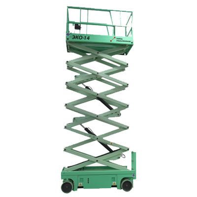 Самоходный ножничный подъёмник ЭКО 14 (ширина 1,2 м)