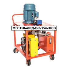 Маслостанция Инстан МГС150-40КД-Р-2-15л-380В (с радиатором, с двумя руч. распределителями) - изображение 2