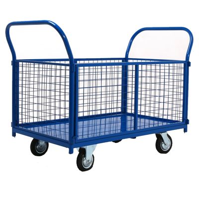 Платформенная тележка 160мм Промышленник ПР-8.12 с резиновым покрытием - изображение 8