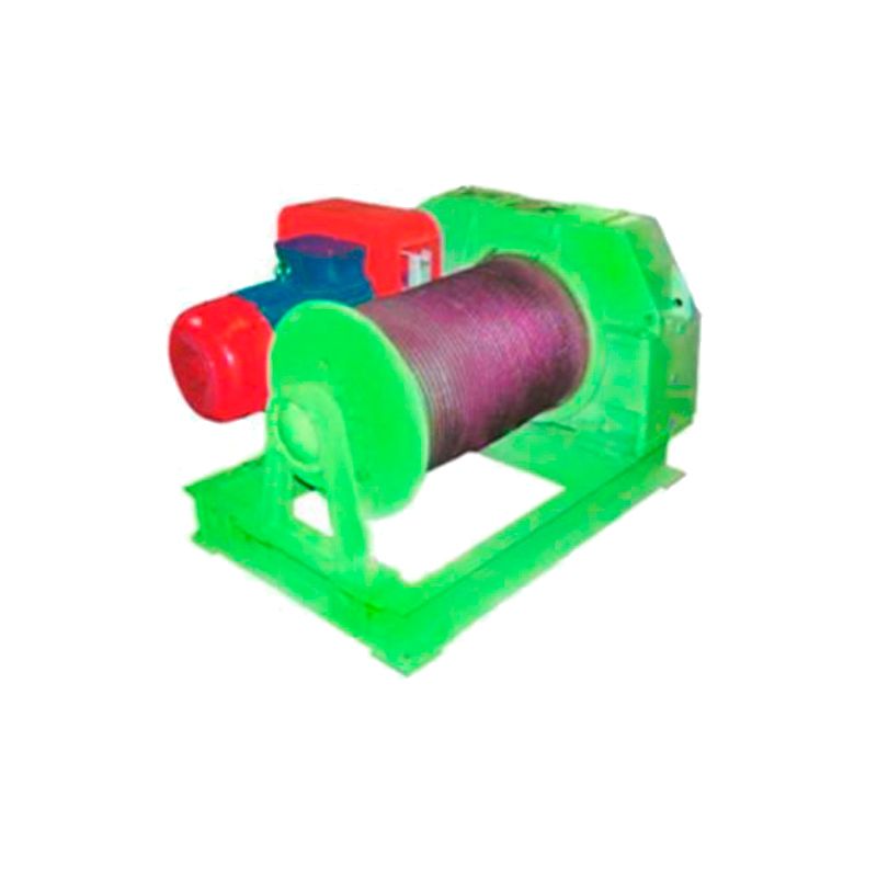 Лебедка тяговая ТЭЛ-2 г/п 2000 кг Н-80 м (без каната)