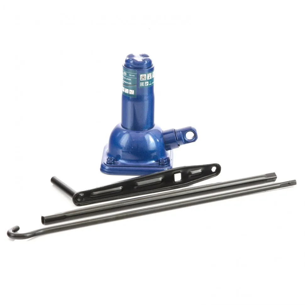 Домкрат механический бутылочный, 2 т, h подъема 210–390 мм, 2 части (домкрат, ручка) Stels - изображение 3