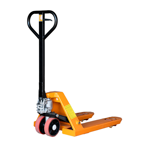 Укороченная тележка для поддонов 2 TON (550x800mm) резиновые колеса