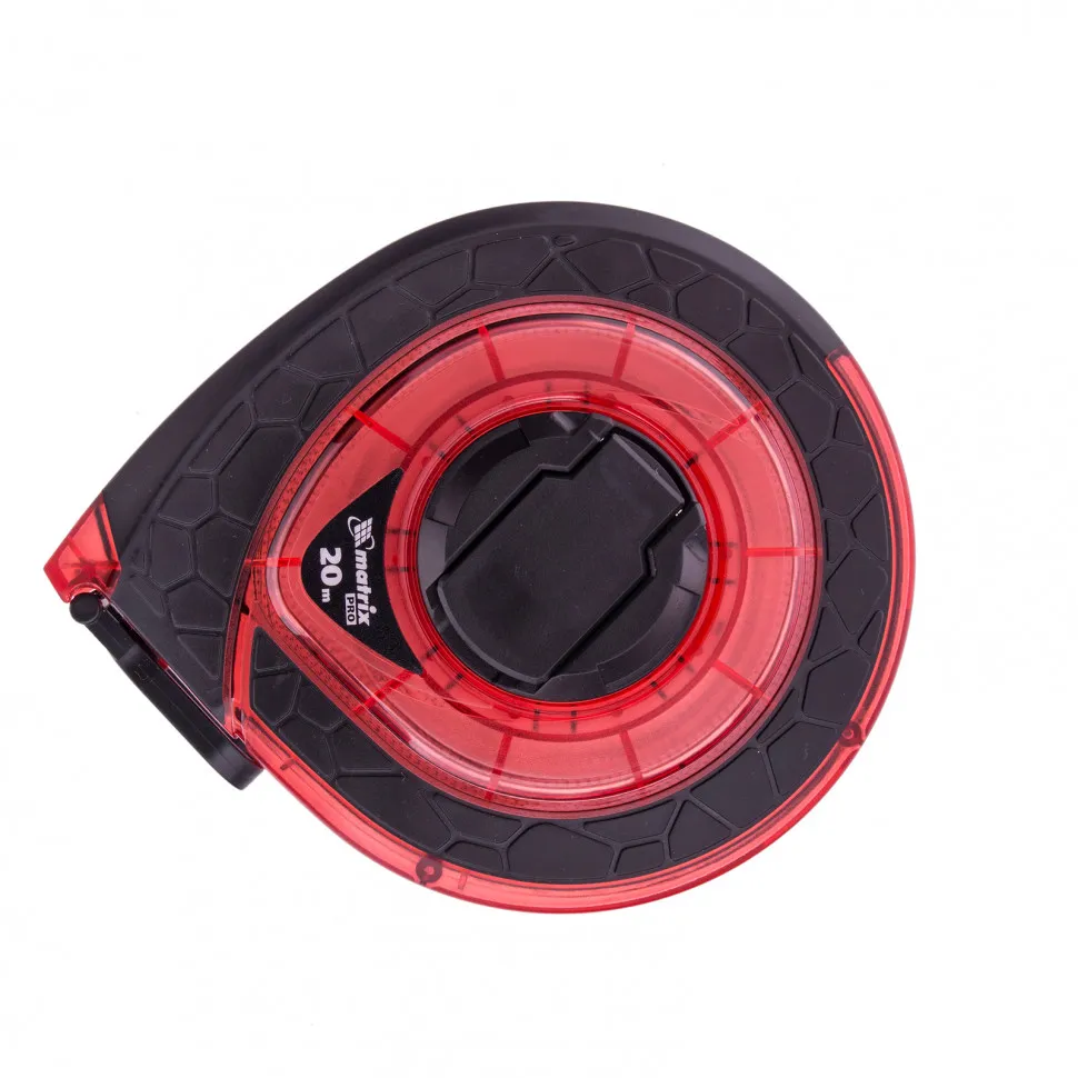 Рулетка геодезическая 20 мх15 мм, закрытый корпус, фибергласовая лента, двусторонняя шкала, Pro