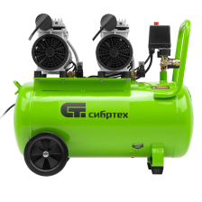 Компрессор безмаслянный малошумный МБ 2000/50, 2000 Вт, 50л, 300 л/мин Сибртех - изображение 18