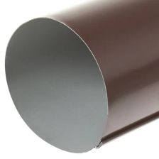 Труба водосточная ИНТЕРПРОФИЛЬ 2000x90 мм цвет коричневый - изображение 5