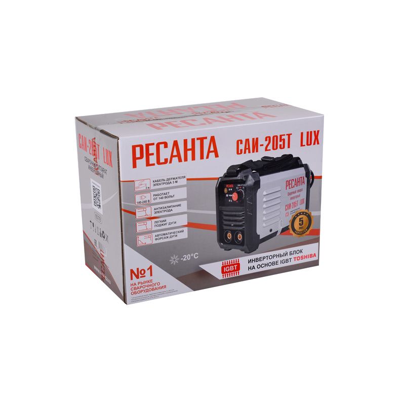 Сварочный аппарат инверторный Ресанта САИ-205Т LUX - изображение 8