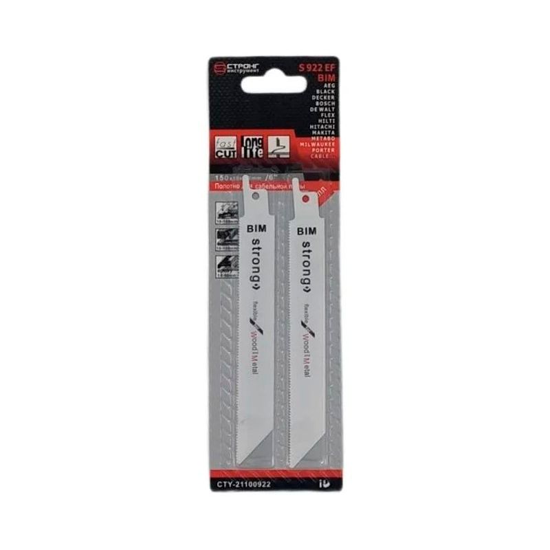 сту-211 Полотно для сабельной пилы STRONG S922ЕF