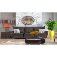 Листовая панель МДФ СТИЛЬНЫЙ ДОМ Мрамор серый 2440x1220x3 мм 2.98 м2 - изображение 5