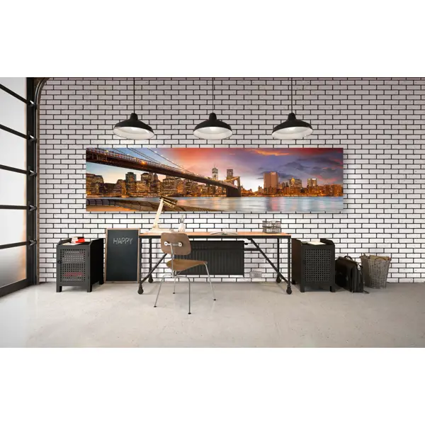 Листовая панель МДФ СТИЛЬНЫЙ ДОМ Кирпич кантри 2440x1220x4 мм 2.98 м2 - изображение 4