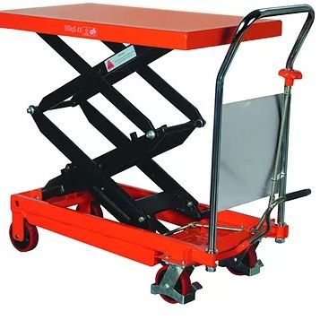 Тележка гидравлическая АС25S, 2500кг PU, Rubber