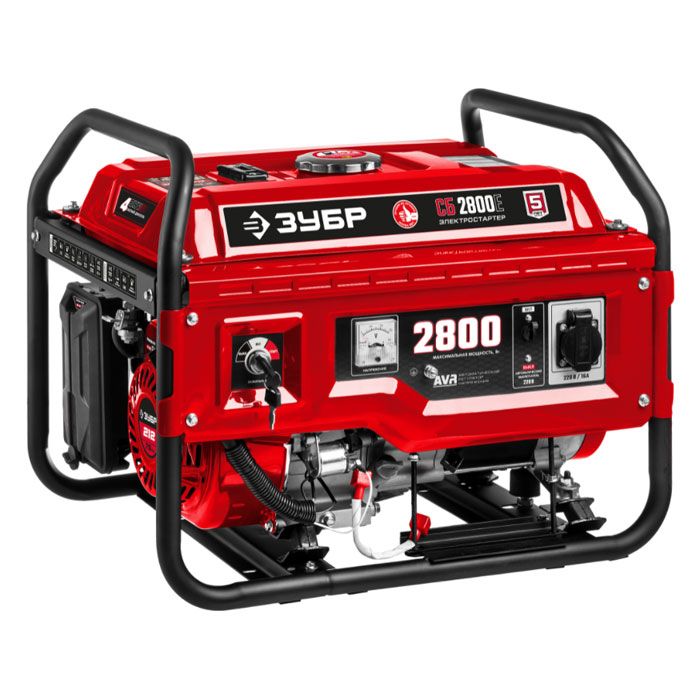 Генератор бензиновый ЗУБР СБ-2800Е