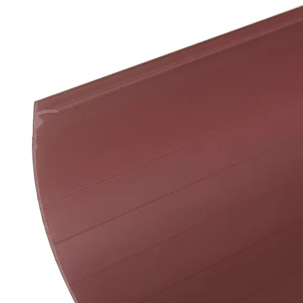 Желоб водосточный ИНТЕРПРОФИЛЬ 3 м 125 мм цвет красный - изображение 3