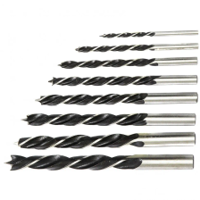 Набор сверл по дереву, 3-4-5-6-7-8-9-10 мм, 8 шт, цилиндрический хвостовик Сибртех - изображение 3