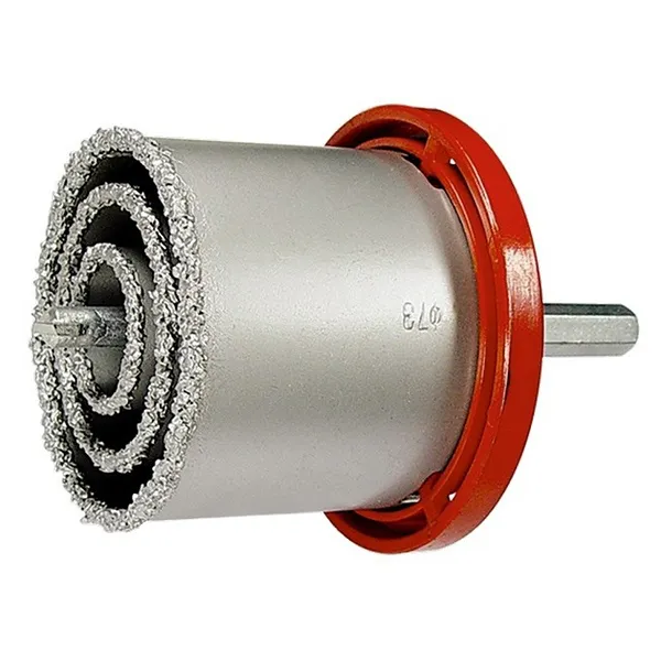 Набор коронок по керамической плитке, 33-53-67-73 мм, шестигранный хвостовик Matrix