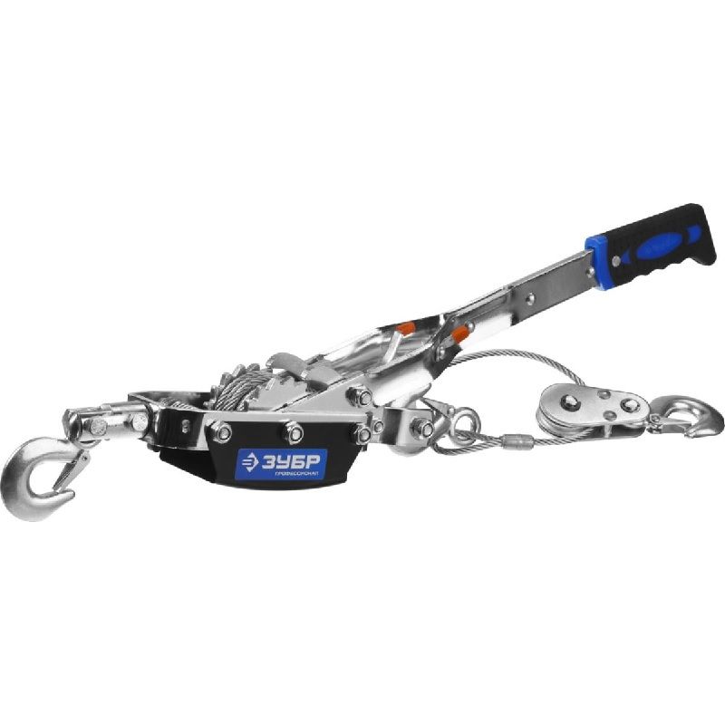 Лебедка ручная рычажная ЗУБР Профессионал 4 т 3 м (тросовая)