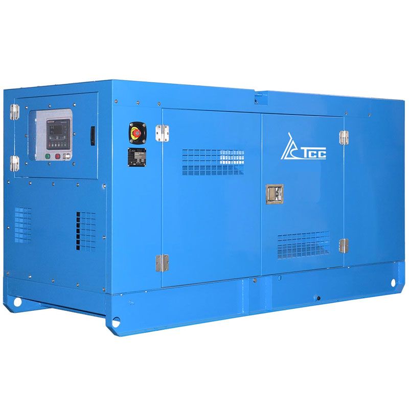 Дизельная электростанция ТСС АД-40С-Т400-РКМ19 с автозапуском, в кожухе