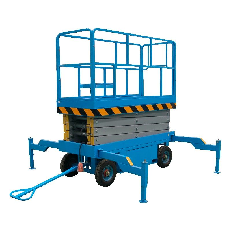 Подъемник ножничный передвижной 500 кг 4 м TOR SJY-0,5-4AC/DC (от сети/автономный) (Y)