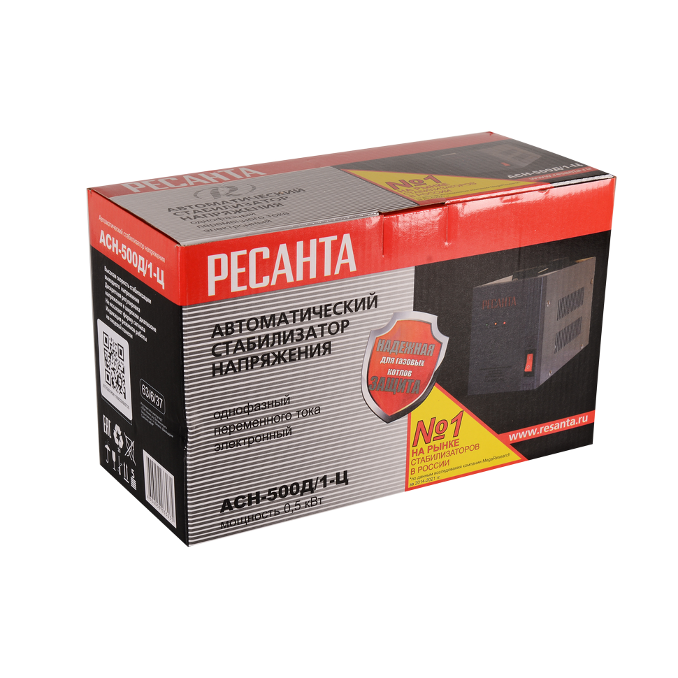 Стабилизатор Ресанта АСН-500Д/1-Ц - изображение 6