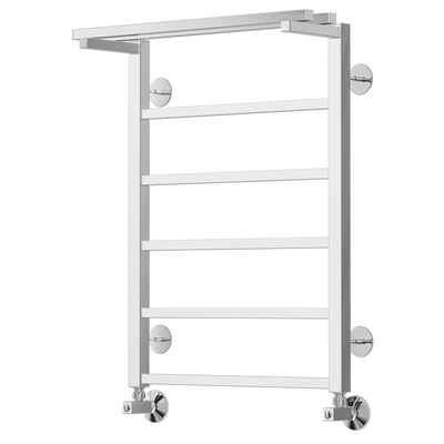 Водяной полотенцесушитель шириной 510 - 600 мм Terminus Контур с полкой П6 500х700