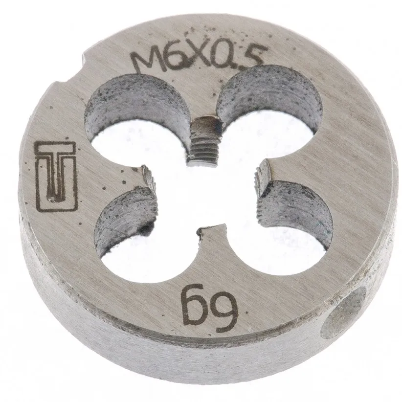 Плашка Сибртех М6х0.5 мм
