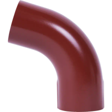Колено ИНТЕРПРОФИЛЬ на 70 градусов для трубы 80 мм, цвет красный - изображение 8