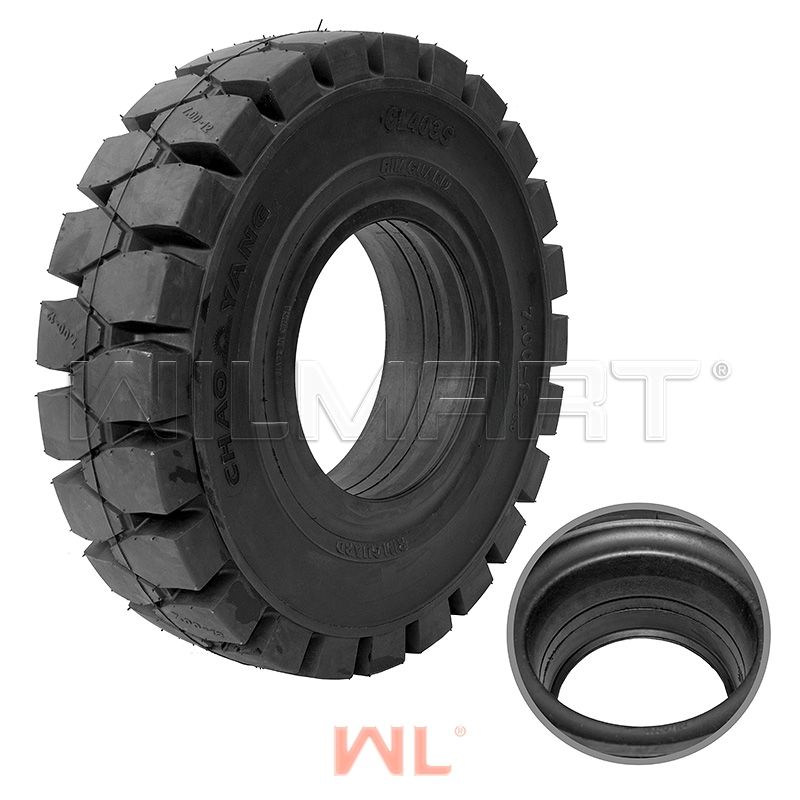 Шина цельнолитая с буртом 7.00-12 CHAOYANG (CL403S) PR5