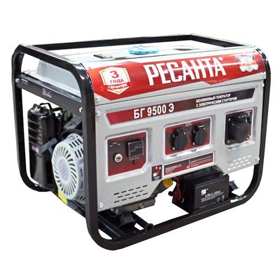 Генератор бензиновый Ресанта БГ 8000 Э - изображение 4