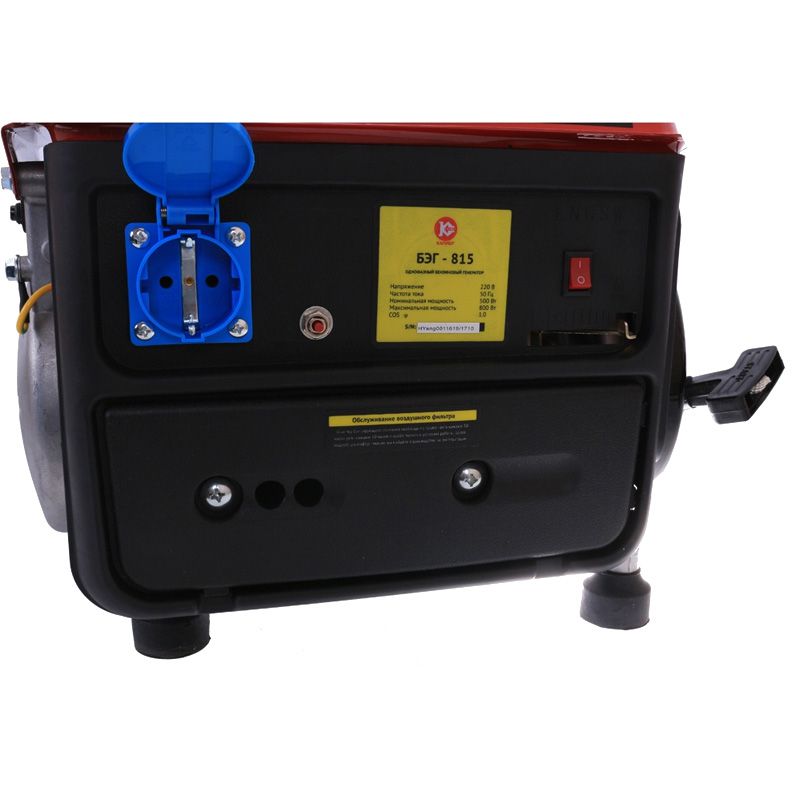 Генератор бензиновый Калибр БЭГ-815 - изображение 3