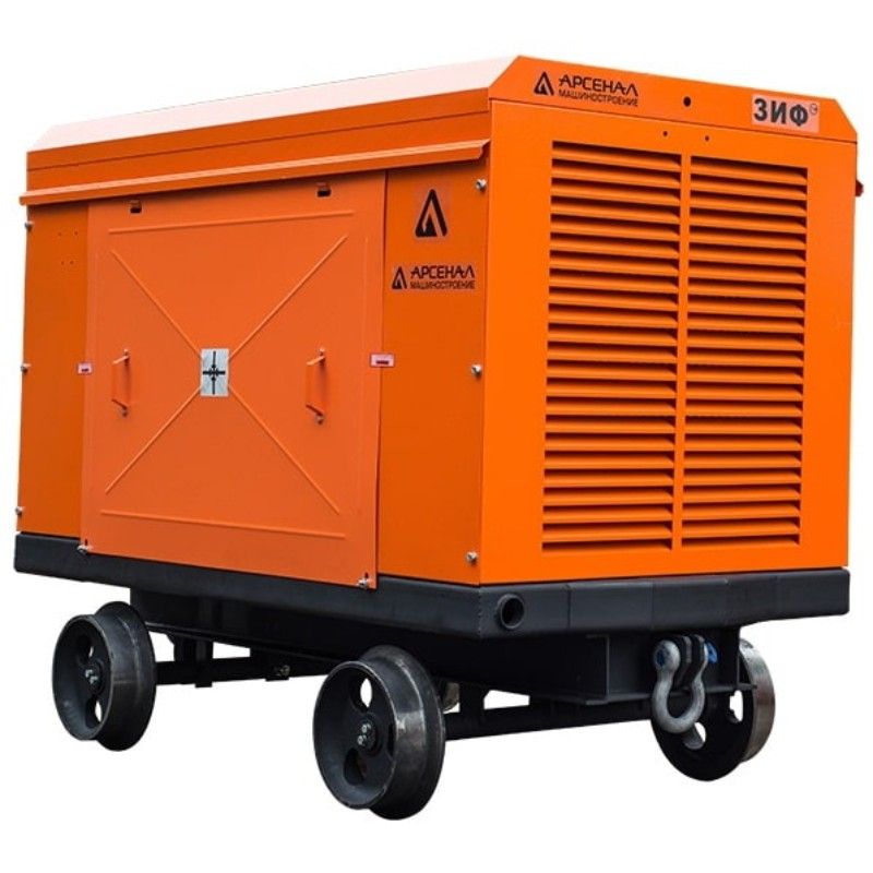 Электрический винтовой компрессор ЗИФ-ШВ 8,2/0,7 Т (1140 на скатах)