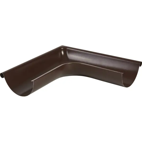 Угол желоба ИНТЕРПРОФИЛЬ на 90гр внешний цвет коричневый