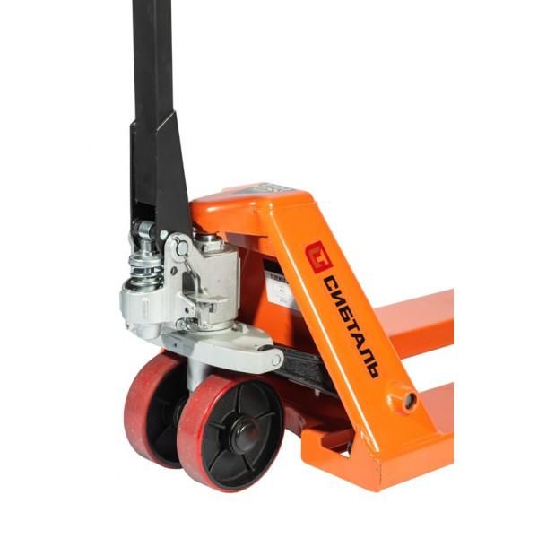 Тележка складская гидравлическая СибТаль ACR 2500 кг L 800 мм - изображение 2