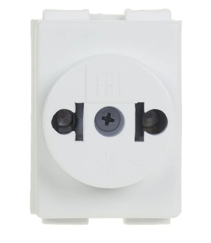 Адаптер сетевой REXANT 11-1065 с Евро A/F на тонкую вилку C1 "Козья ножка"