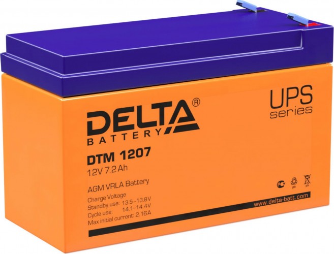 Аккумулятор Delta DTM 1207