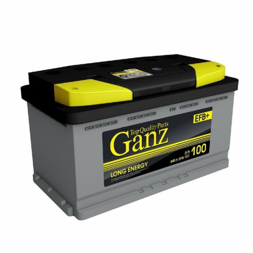 Аккумулятор GANZ EFB 100 A/ч обратная R+ 352x175x190 EN840 A GAEFB1000