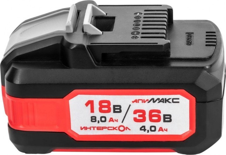 Аккумулятор ИНТЕРСКОЛ 18/36V 8.0 Ач Li-Ion АПИМАКС-8 2400.308