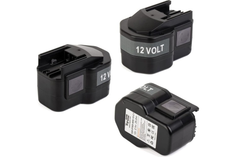 Аккумулятор TopON для AEG BBS, MILWAUKEE 12В, 2.1Ah (Ni-Cd)