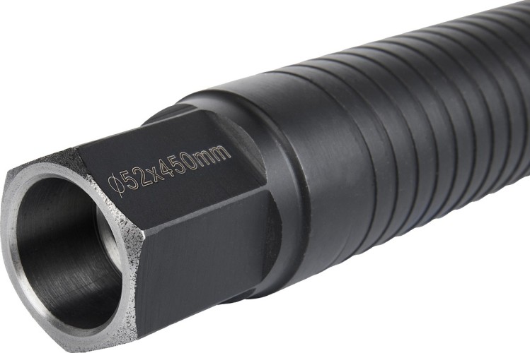 Алмазная коронка для сухого сверления ELITECH 1110.011300 HD 52х450, сухорез, микроудар, 1 1/4"  206474 - изображение 4