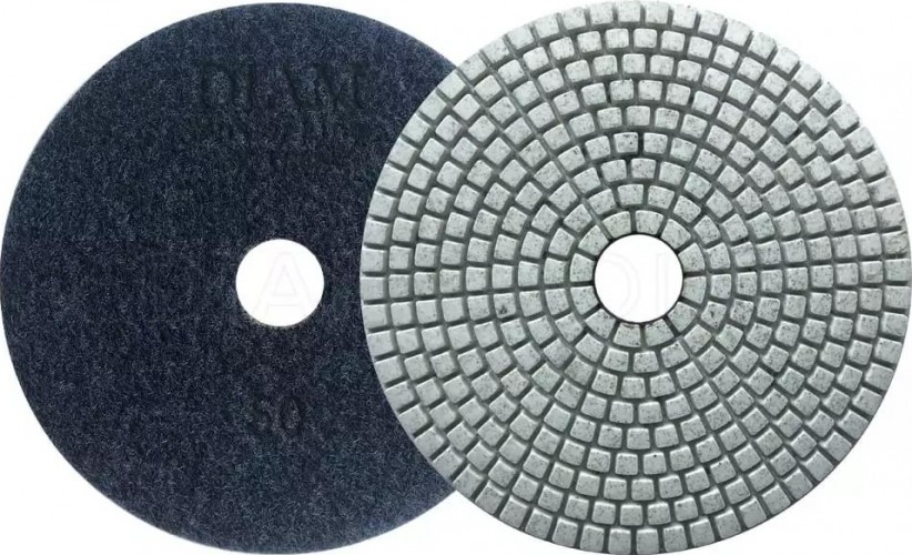 Алмазная тарелка на липучке DIAM АГШК 100*2,5 №50 Master Line Universal (сухая/мокрая) 000623