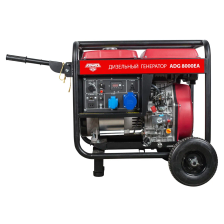 Дизельный генератор AMO ADG 8000EA + кожух для генератора 1200-Optimal тихий - изображение 3