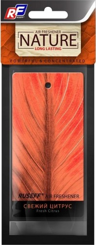 Ароматизатор подвесной картонный RUSEFF NATURE LINE свежий цитрус 27566N 27566N