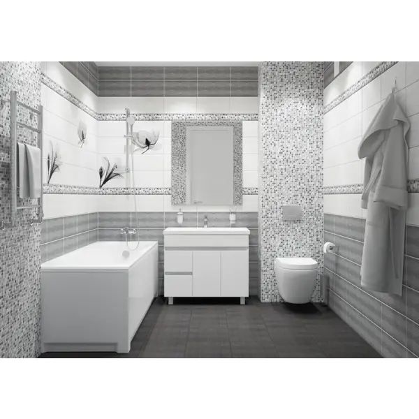 Стеновая панель ПВХ Artens Нимфея магнолия 2700x375x8 мм 1.012 м2 - изображение 3