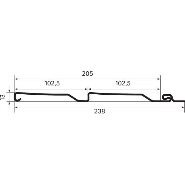 Сайдинг виниловый Artens корабельный брус 3 м серый 0.615 м2 - изображение 3