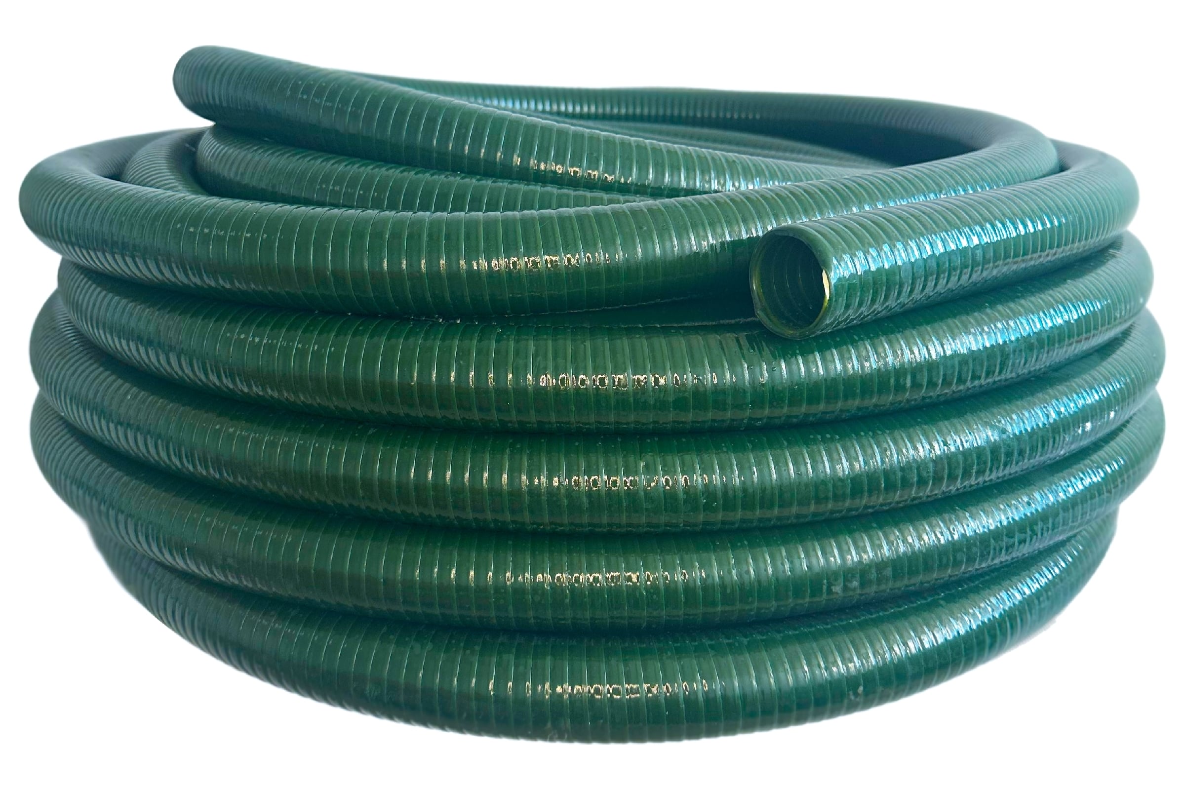 Ассенизаторский шланг НОВЭМ ударопрочный, морозостойкий Север_10атм_40мм_30м, зеленый