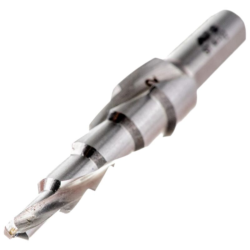 Сверло ступенчатое по металлу AT-S 4-12 мм, 5 мм, хвостовик 10 мм