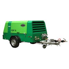 Компрессор дизельный передвижной Atmos PDP 70-7 на шасси с инерционным тормозом - изображение 2